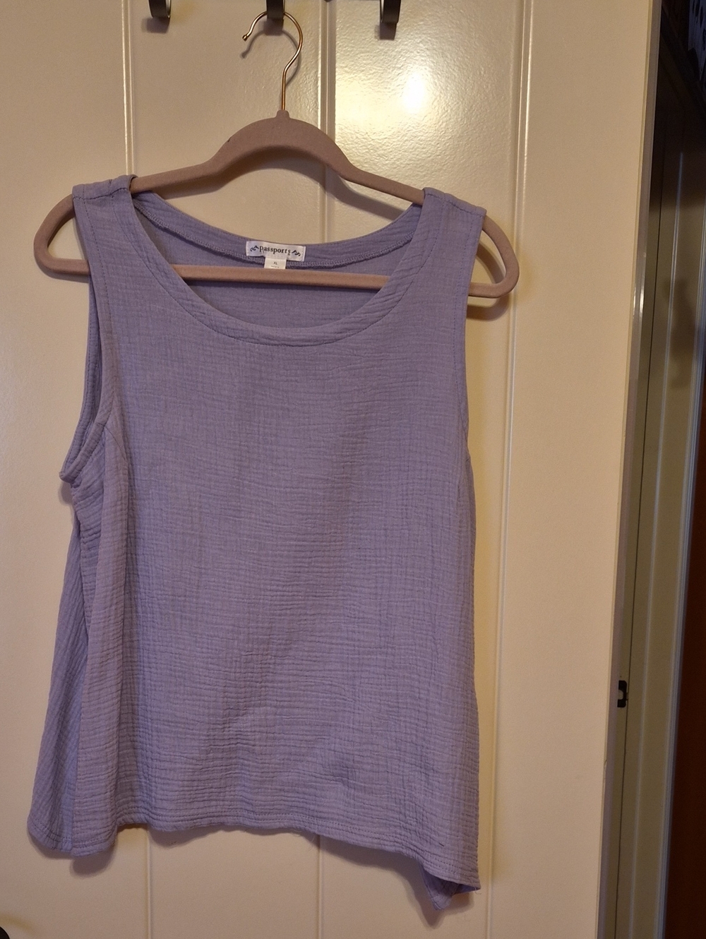 Passport Lavender Scoop Neck Tank